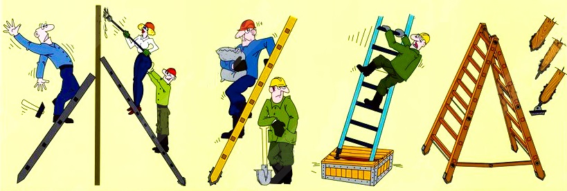 Инструкция по охране труда при работе на приставных лестницах и стремянках